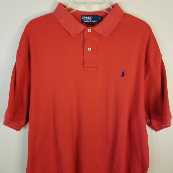Polo Ralph Lauren Red Polo Shirt XL - Picture 4 of 16